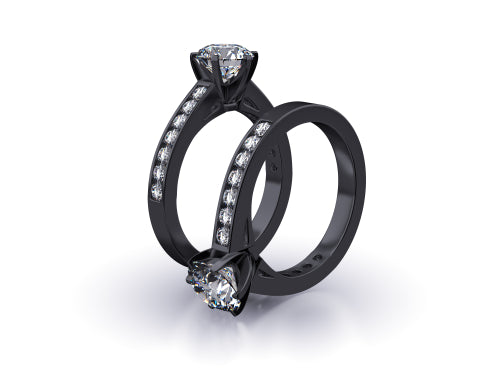 Why Consider a Diamond Ring with Black Band?