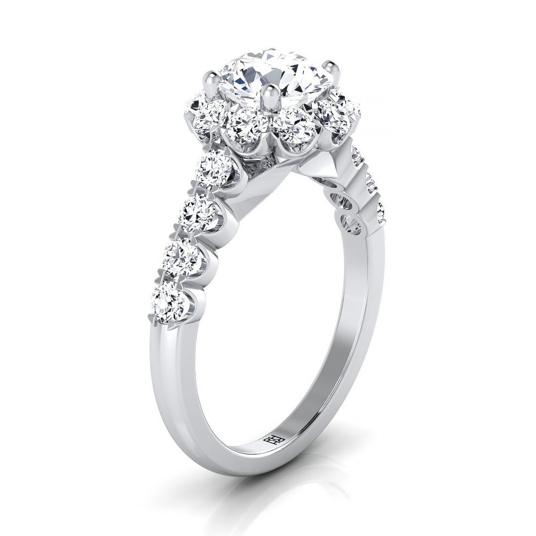 Design Ideas for Flower Shaped Diamond Engagement Ring