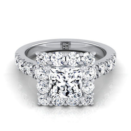 The Invisible Setting in Diamond Rings