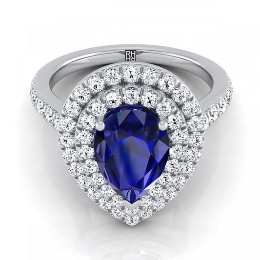 Settings for Pear Shaped Diamond Engagement Rings