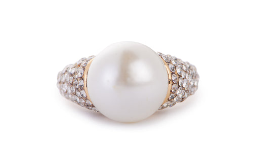 All you Need to Know about White Gold Pearl Diamond Rings – RockHer.com