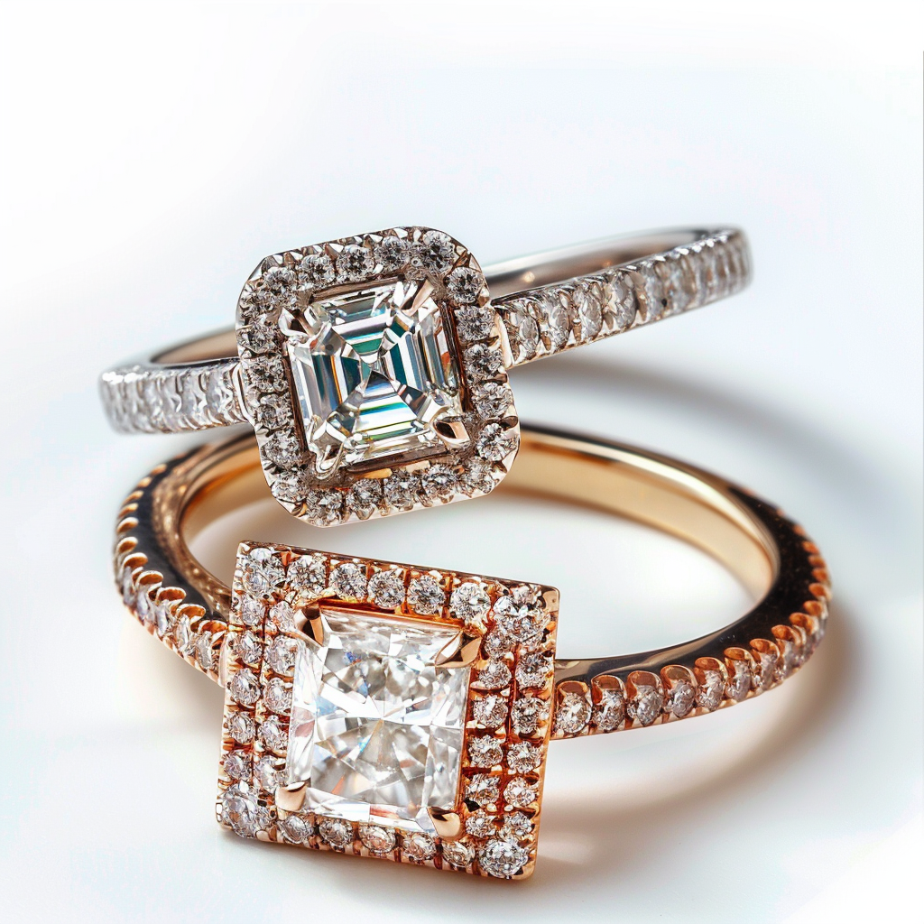 Platinum vs. Gold Diamond Rings