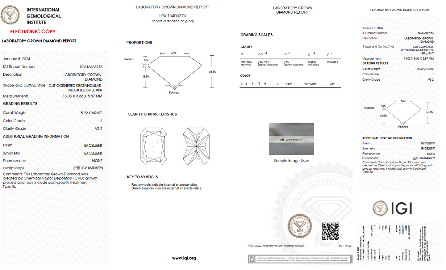 14kw Radiant Solitaire Hidden Halo Engagement Ring With A 5.92 Lab Grown Radiant Diamond