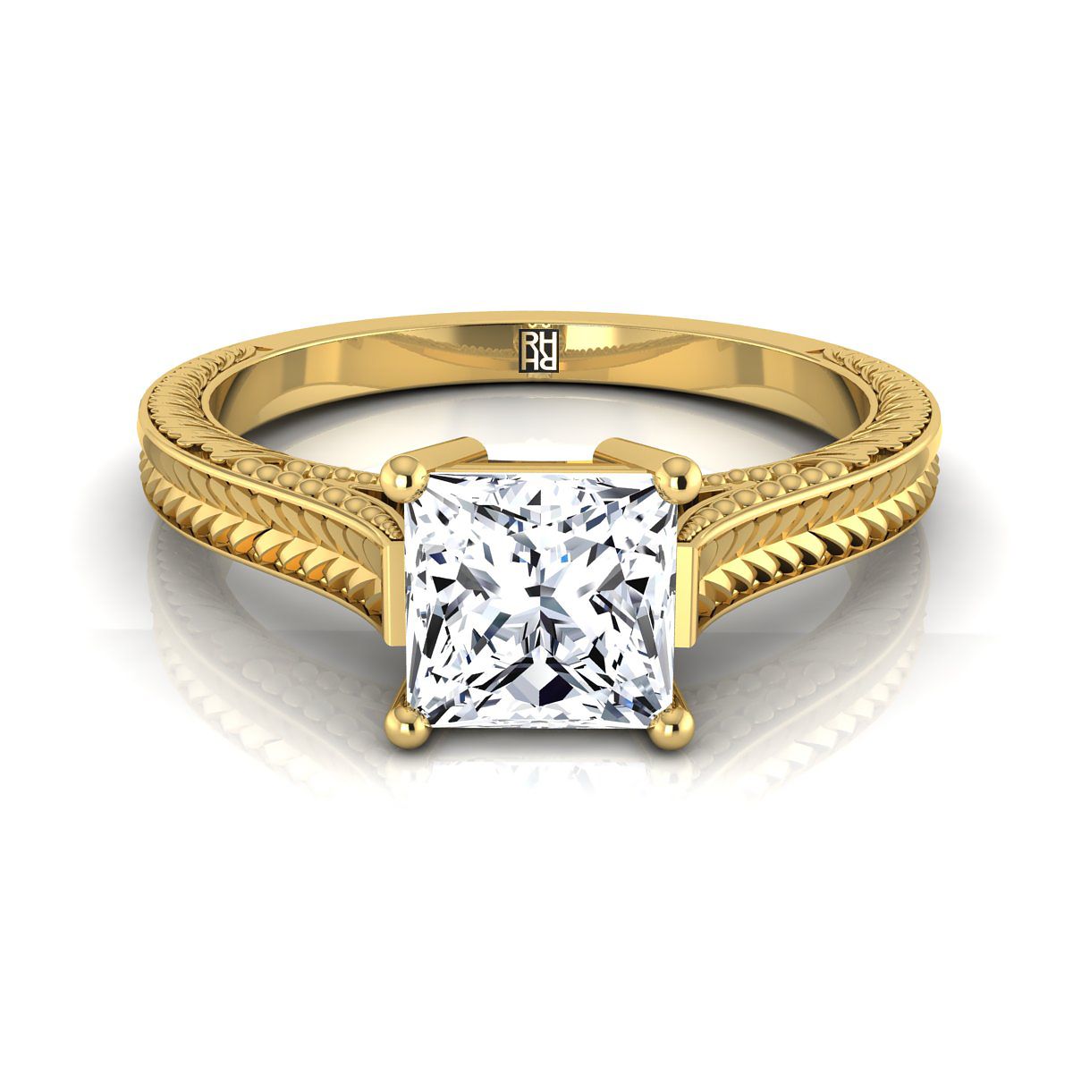 Classic princess cut engagement rings online