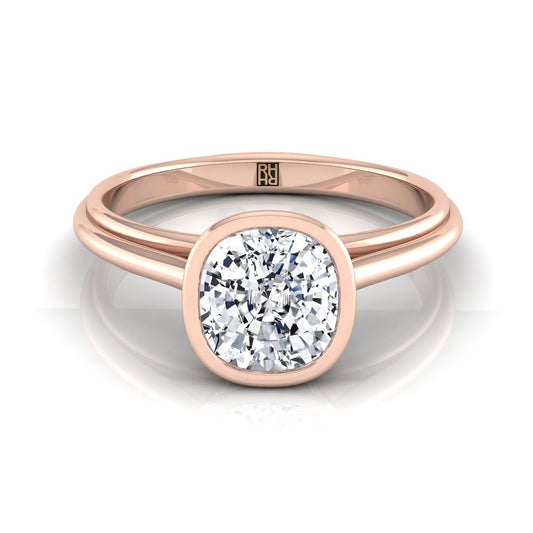 แหวนหมั้นแหวนหมั้นแหวนหมั้นแหวนหมั้น Solitaire วงแหวนทองคำขาว 14K Rose Gold
