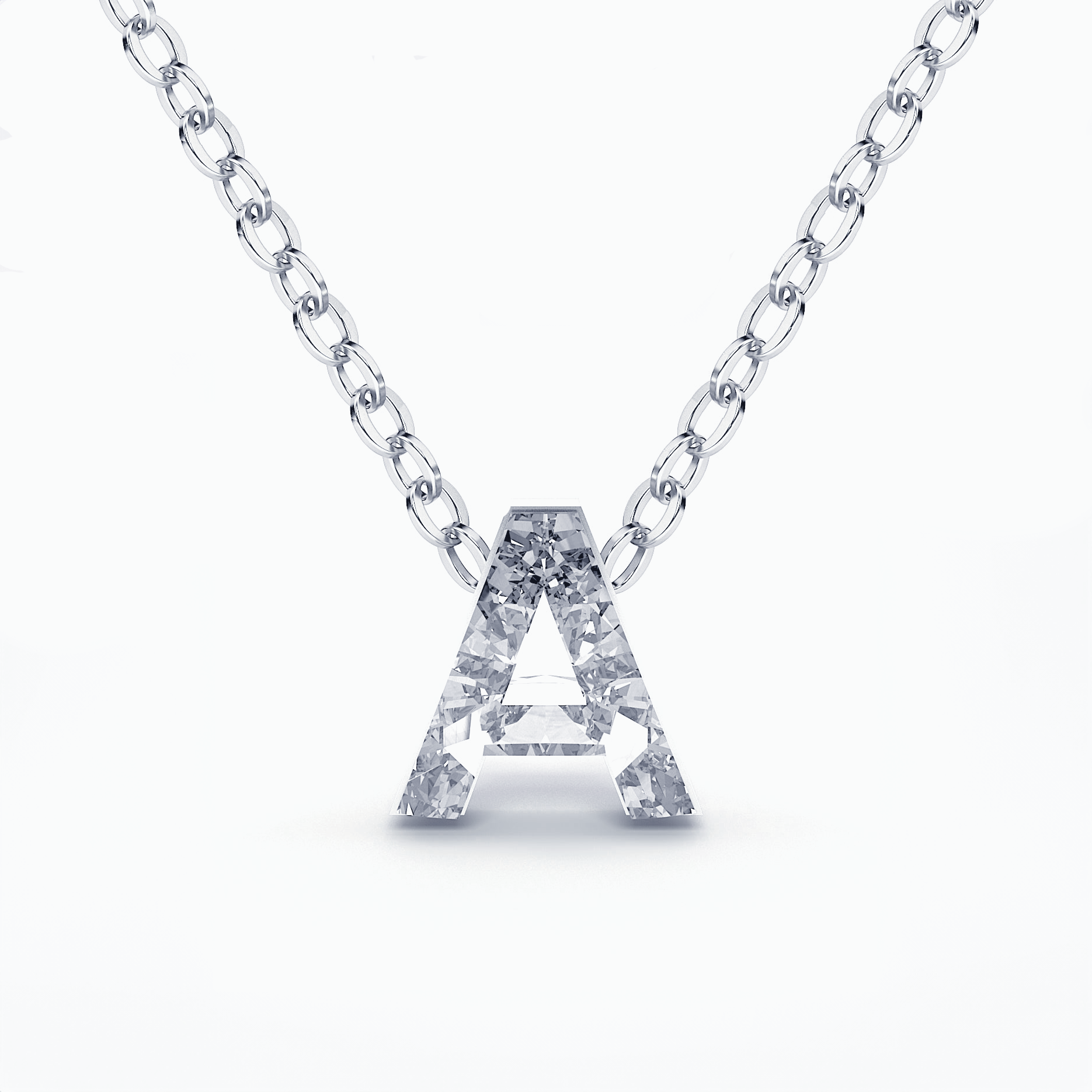 Primobling 14mm Lab deals Diamond Custom Link Necklace