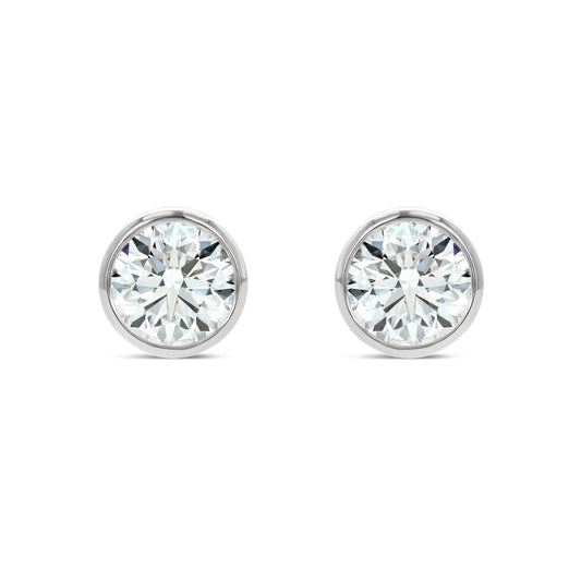 Earring Pair Diamond Stud Settings (Diamonds not Included)