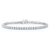 Diamond 4-prong Tennis Bracelet In Platinum (3mm)