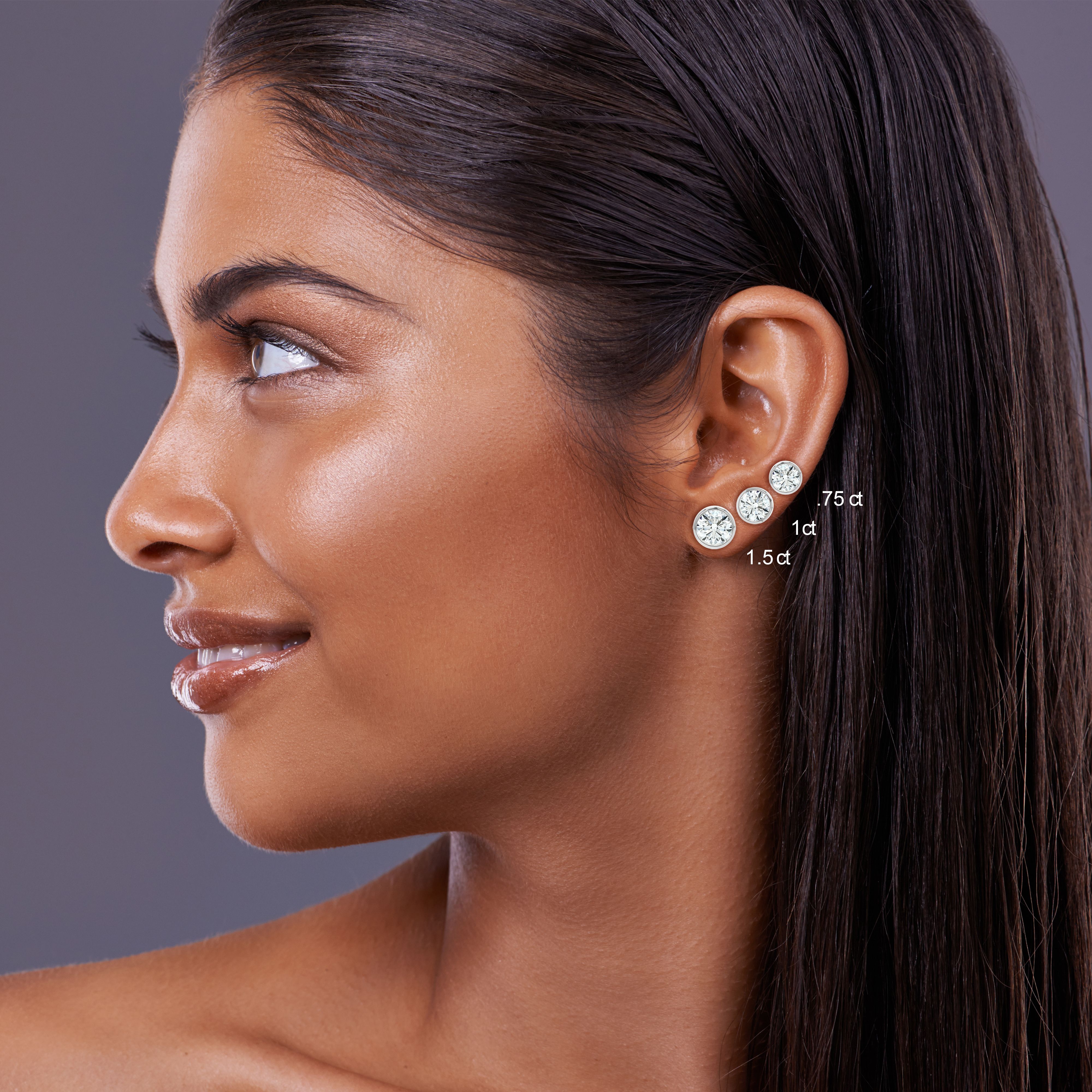 Large Diamond Halo Earrings – shlomitrogel