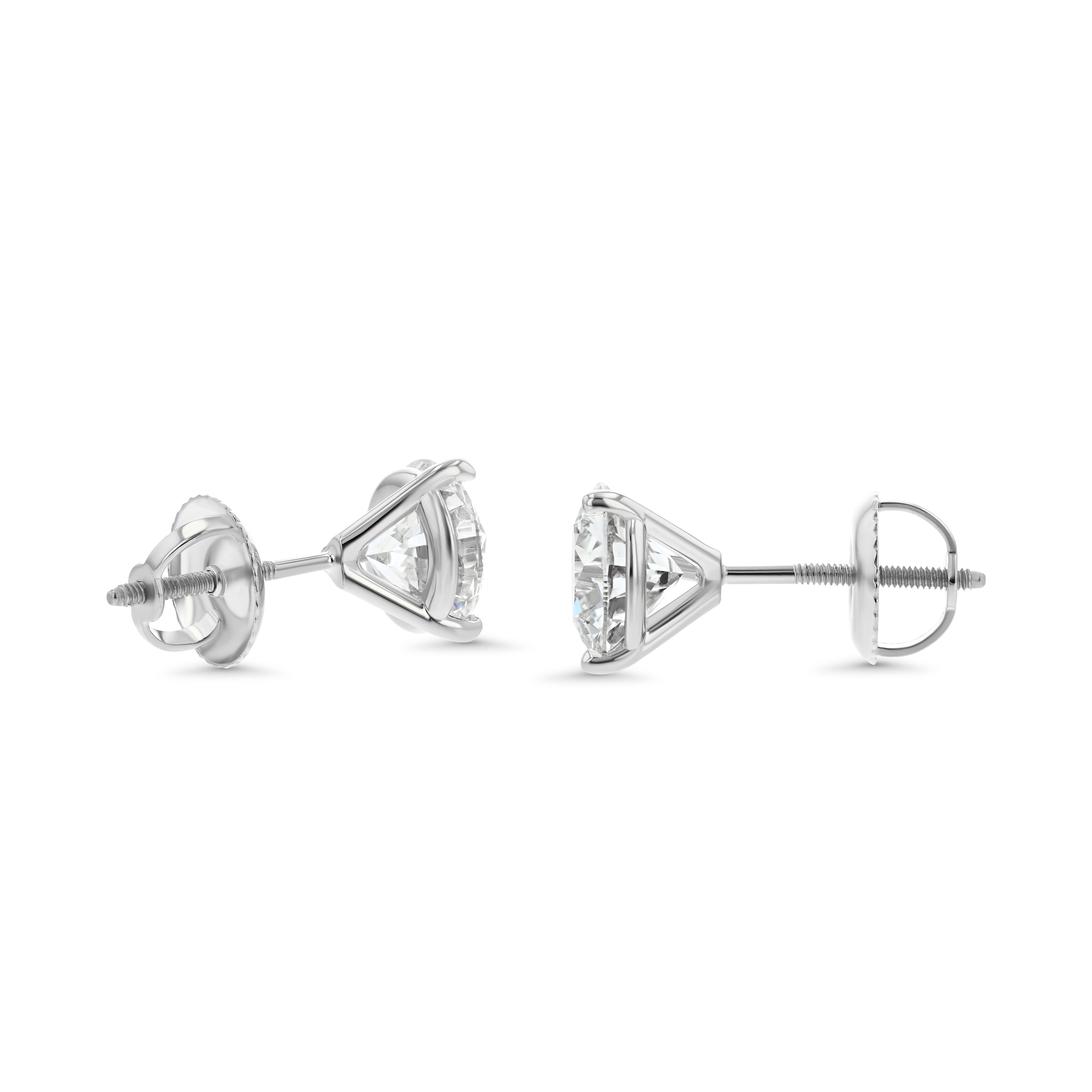 Lafonn Dainty Huggie Hoop Earrings in sterling silver bonded with platinum  - Reflections Fine Jewelry