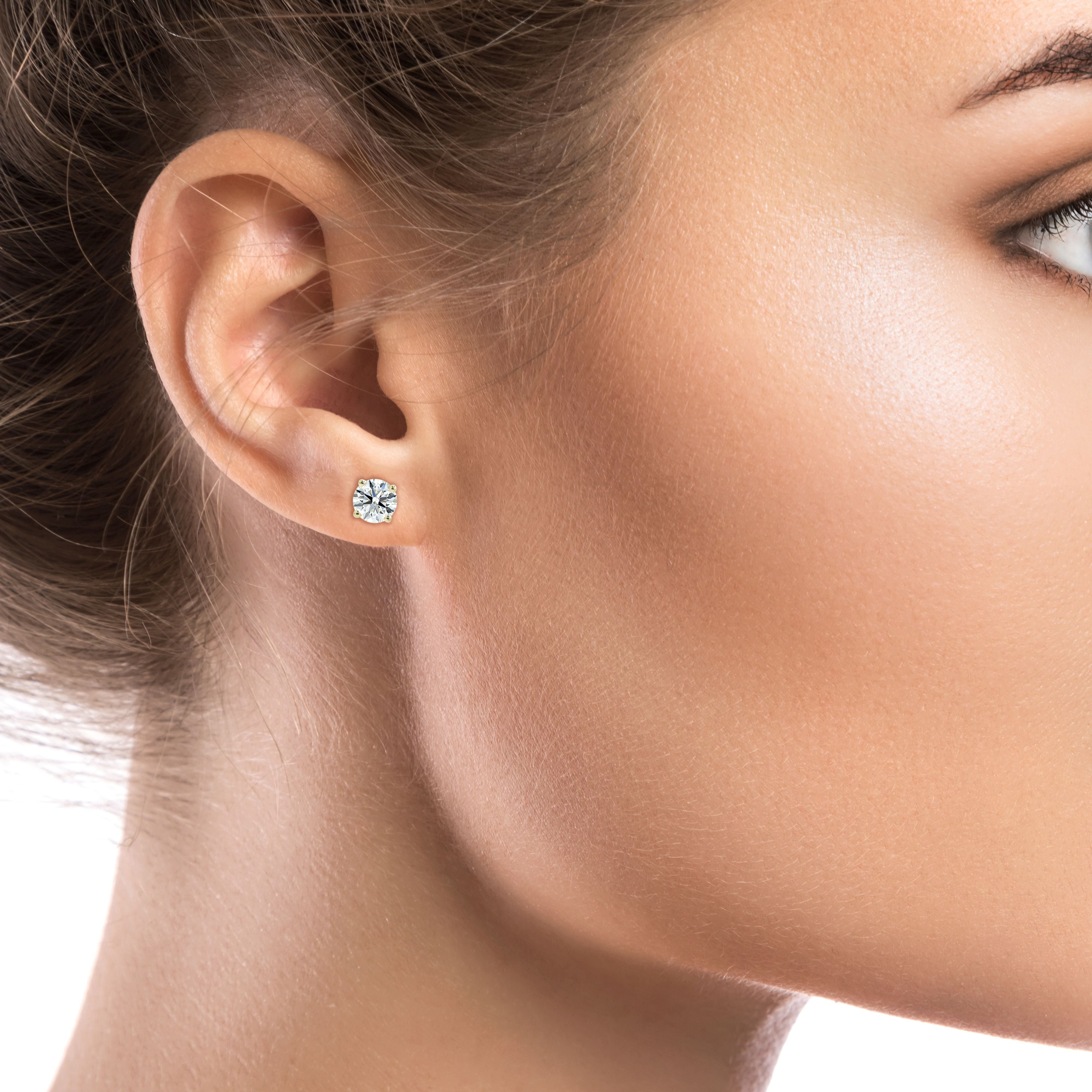 Diamond Studs Earrings – RockHer.com